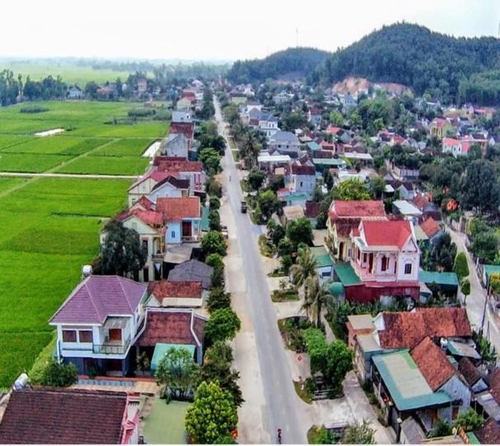 Nông thôn mới ở Tân Sơn (Đô Lương) .Ảnh: Thế Thắng