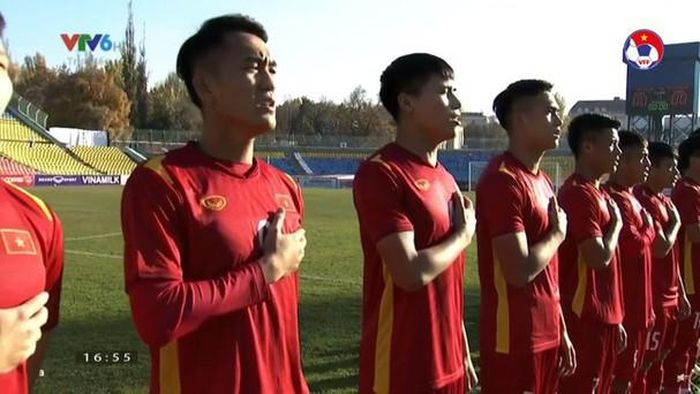 U22 Việt Nam đã có chiến thắng thứ 2, giành ngôi đầu bảng I. Ảnh VFF.
