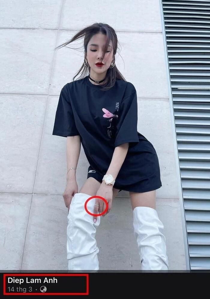 Việc Diệp Lâm Anh đã không còn đeo nhẫn cưới hồi giữa tháng 3 phải chăng là dấu hiệu cho thấy 2 vợ chồng đã rạn nứt từ trước?