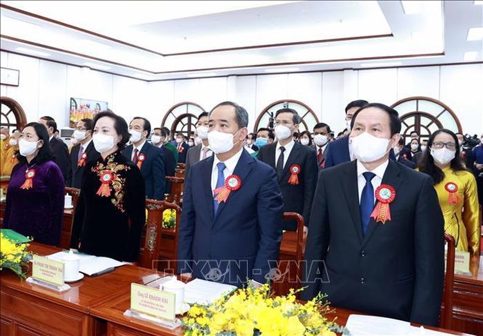 Các đại biểu tại lễ kỷ niệm. Ảnh: Thống Nhất/TTXVN