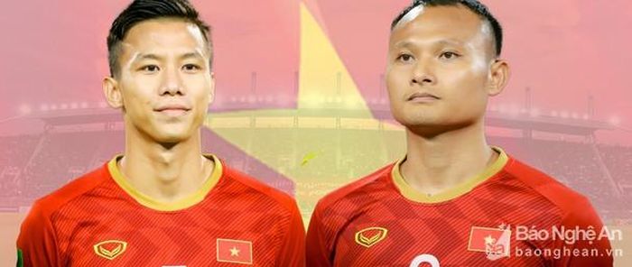 2 cựu đội trưởng Ngọc Hải, Trọng Hoàng. Ảnh tư liệu