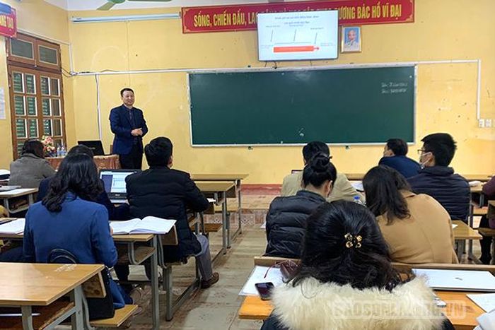 Hội nghị tập huấn về đặc tả ma trận đề kiểm tra cấp THCS.
