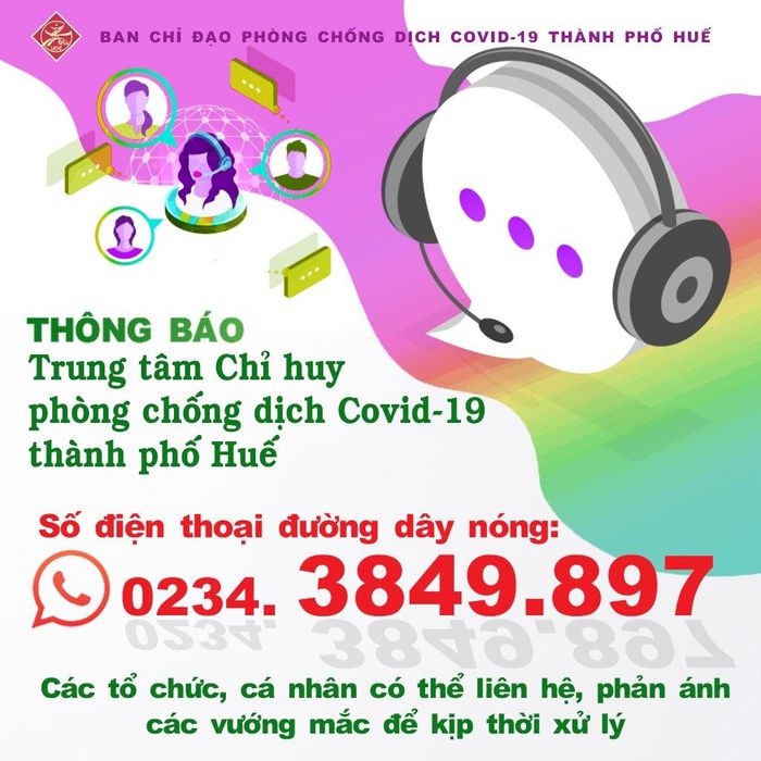 TP. Huế kích hoạt Trung tâm Chỉ huy phòng chống dịch COVID- 19