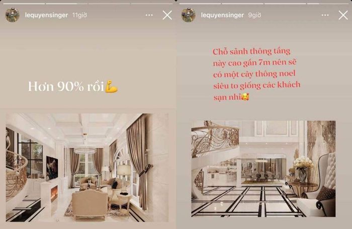 Loạt ảnh khác về căn "bạch thự" của Lệ Quyên.