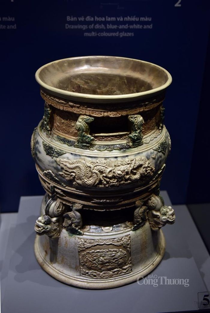 Lư hương men nam, niên hiệu Chính Hòa 9 (1688)