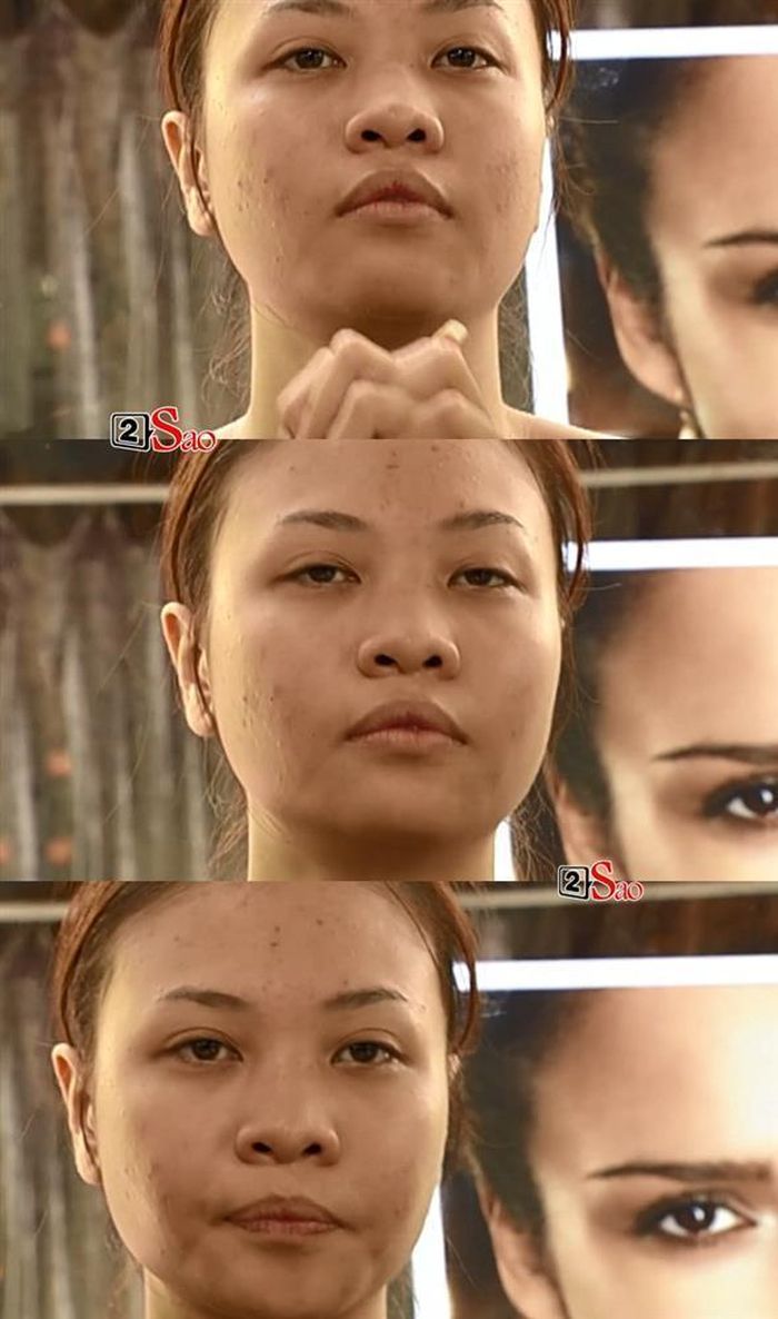 Đàm Thu Trang của 11 năm trước sở hữu làn da ngăm, chi chít mụn, thần thái cũng chưa thực sự cuốn hút.