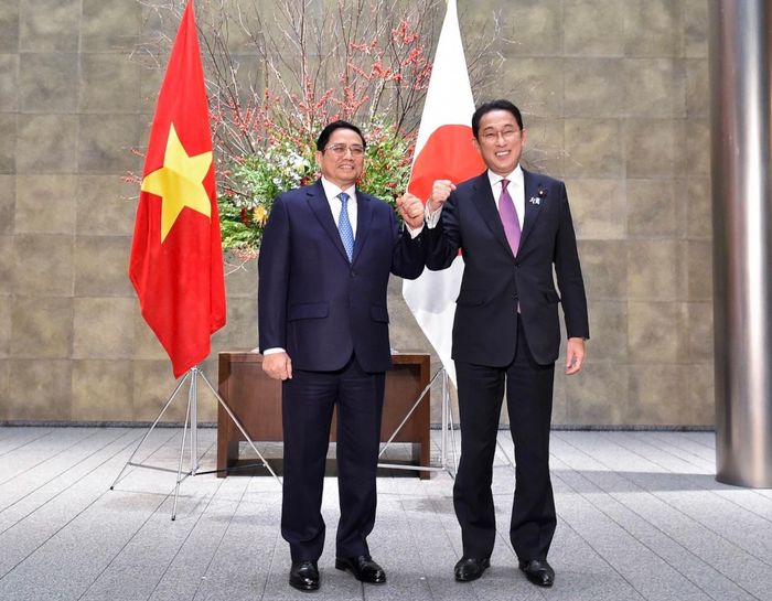 Thủ tướng Phạm Minh Chính và Thủ tướng Nhật Bản Kishida Fumio.