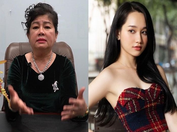 Theo bà Dung, trong lúc đi thảm đỏ, Trúc Anh nhiều lần nhắc bà cho cô chụp ảnh một mình. “Lời nói của Trúc Anh như xua đuổi tôi. Tôi rất buồn về điều này và đã bật khóc”, nhà sản xuất phim “Ngốc ơi, tuổi 17” cho hay. Ảnh: Dân Việt