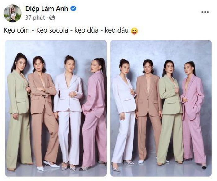 Diệp Lâm Anh chia sẻ.