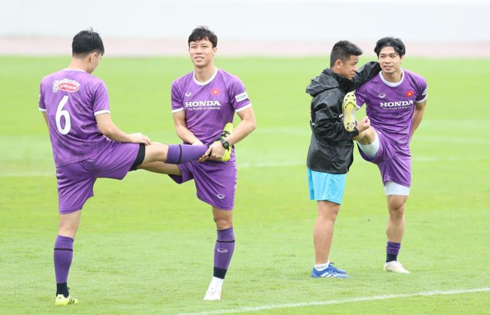 Quế Ngọc Hải và đồng đội tự tin chinh phục chức vô địch AFF Cup lần thứ hai liên tiếp.Ảnh: VFF