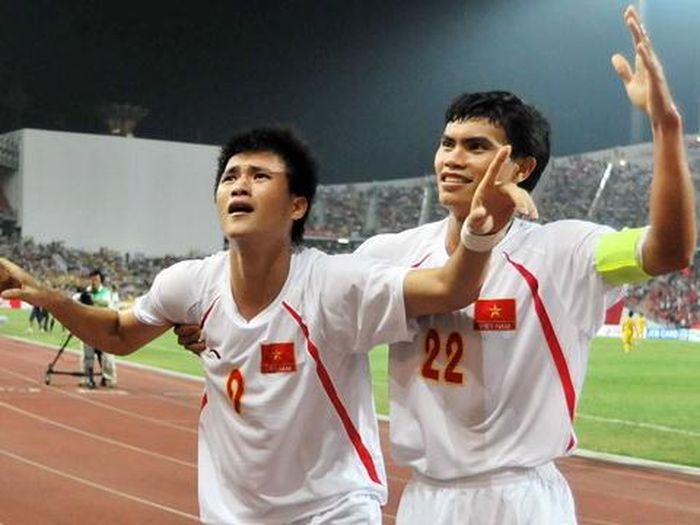 Lê Công Vinh đã có màn trình diễn xuất sắc giúp đội tuyển Việt Nam lên ngôi vô địch AFF Cup 2008