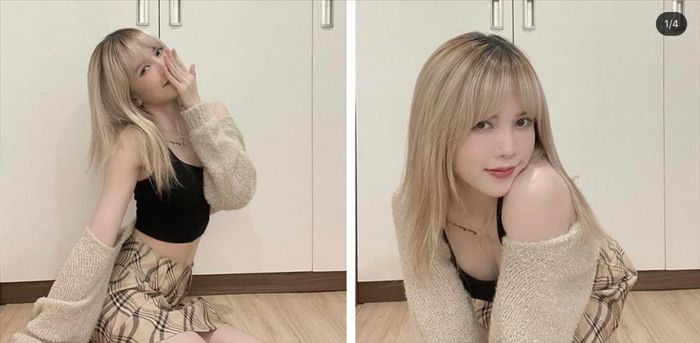 Chiếc áo cardigan len mỏng này được xuất hiện lần đầu trên Instagram cá nhân của Thiều Bảo Trâm từ tận tháng 7 khi còn ở TP.HCM.