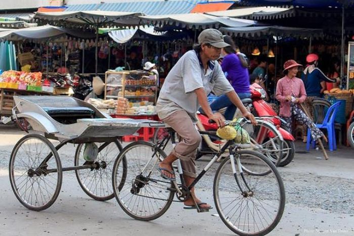 Xe thổ mộ ở miền Tây