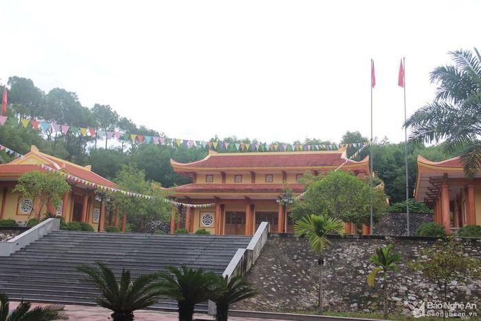 Nhà lưu niệm nơi Bác về thăm xã Vĩnh Thành, Yên Thành. Ảnh: Văn Trường.
