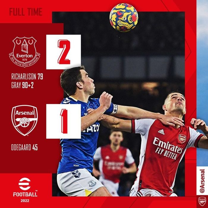 Arsenal để thua ngược cay đắng
