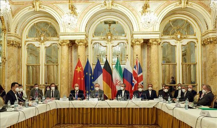Các đại biểu dự vòng đàm phán mới về vấn đề hạt nhân Iran ở Vienna, Áo ngày 29/11/2021. Ảnh: THX/TTXVN
