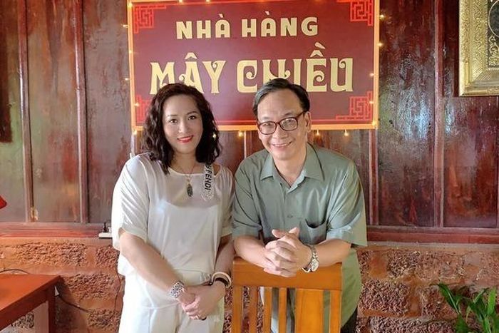 Diễn viên Thu Huyền và Đức Khuê.