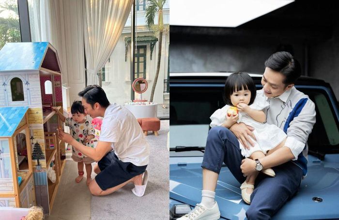 Sinh ra đã "ngậm thìa vàng", được gọi là "cục kim cương" của cả nhà, Suchin được bố Cường cưng chiều hết mực.