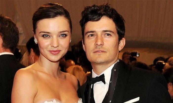 Miranda bên người chồng đầu tiên Orlando Bloom.