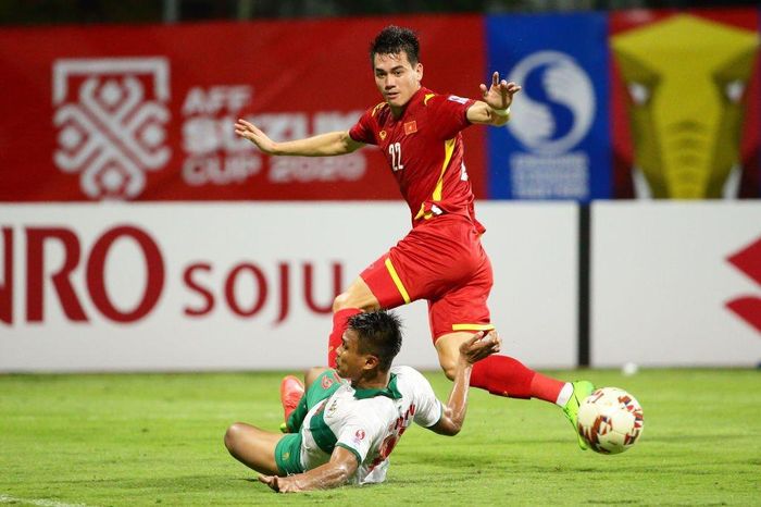  Tiến Linh vẫn chưa thể ghi bàn cho tuyển Việt Nam ở AFF Cup 2020. Ảnh: Getty. 