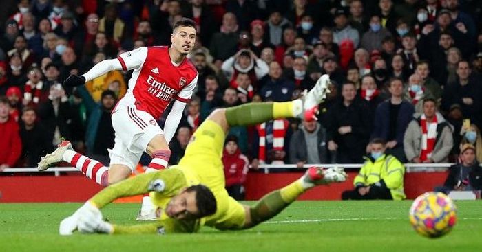 Martinelli mở tỷ số cho Arsenal