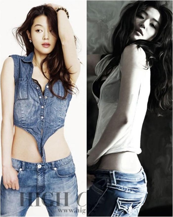 Jun Ji Hyun sở hữu thân hình lý tưởng với chiều cao 1m73