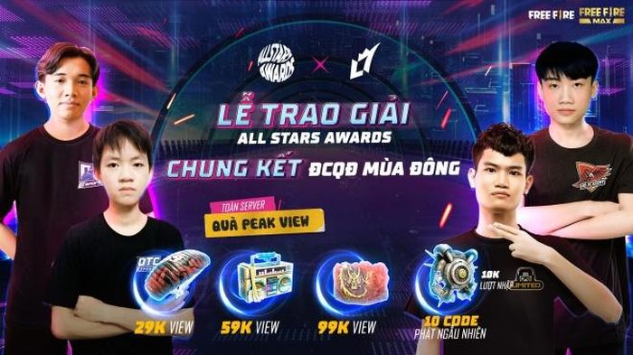 Sự kiện cuối năm vô cùng đặc biệt của Free Fire quy tụ loạt tuyển thủ và streamer nổi tiếng