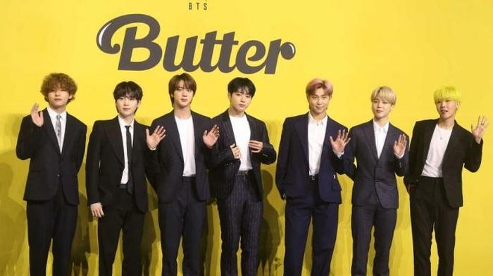 BTS tại buổi họp báo ra mắt "Butter"
