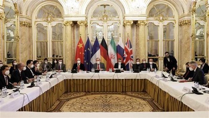 Quang cảnh vòng đàm phán về việc khôi phục thỏa thuận hạt nhân Iran tại Vienna (Áo), ngày 17/12/2021. (Ảnh: THX/TTXVN)