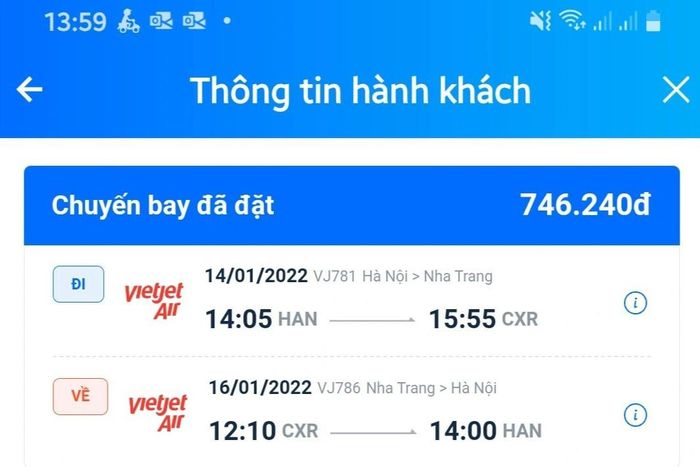 Giá vé máy bay chặng Hà Nội - Nha Trang hiện rất thấp. Ảnh: Anh Tú.