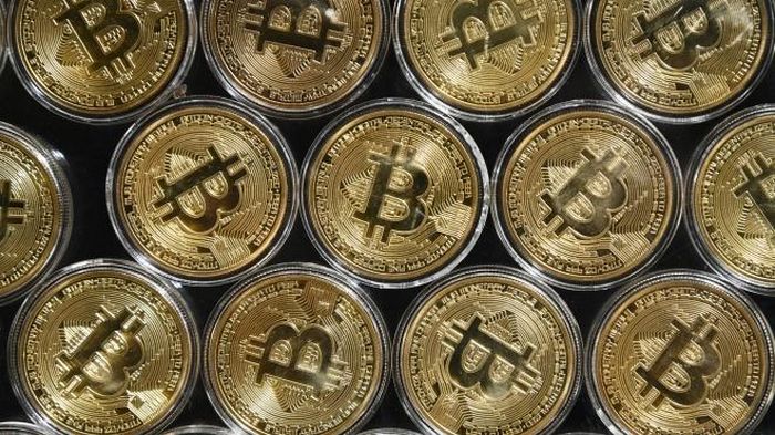 Đồng tiền điện tử bitcoin . Ảnh: AFP/TTXVN