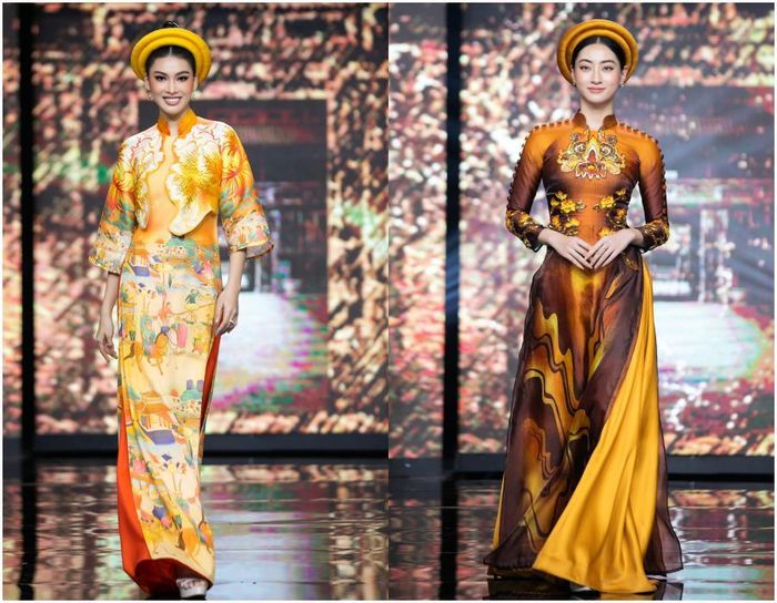 Hoa hậu Lương Thùy Linh và Á hậu Ngọc Thảo.