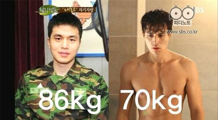 Lee Dong Wook đã thực hiện chế độ giảm cân nghiêm ngặt để lấy lại vóc dáng.