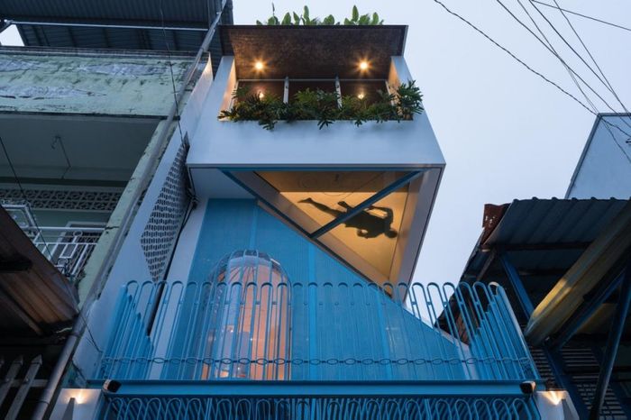 Công trình diện tích 120m2 ở Vĩnh Long được hoàn thiện bởi AD+studio năm 2020.