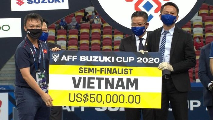 Đội tuyển Việt Nam nhận đồng hạng Ba AFF Cup