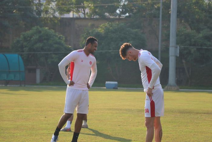 Viettel chiêu mộ thành công Geovane Magno (bên phải). ảnh Viettel FC