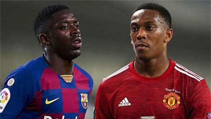 Barca gạ MU đổi Dembele lấy Martial