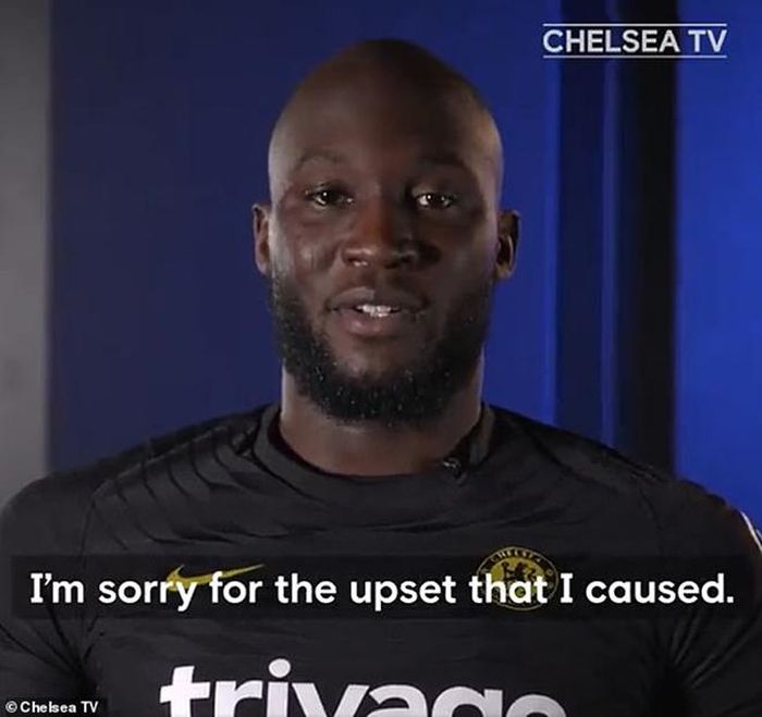 Lukaku xin lỗi CĐV Chelsea thông qua Chelsea TV
