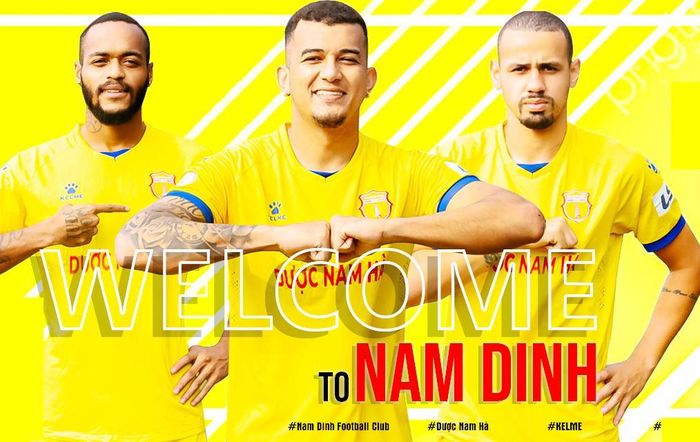 Nam Định ra mắt 3 ngoại binh dự V-League 2022