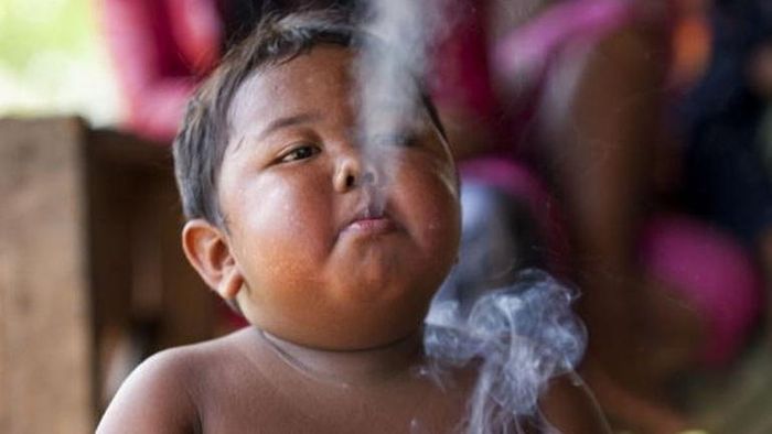 Hình ảnh lúc 2 tuổi của Ardi lan truyền khắp mạng xã hội, làm dấy lên làn sóng chỉ trích dữ dội bố mẹ cậu.