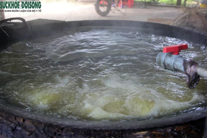 Anh Trần Sỹ Nam (SN 1972, chủ cơ sở sản xuất mật mía ở thôn 5, xã Thọ Điền) cho biết: "Năm nay gia đình tôi thu mua khoảng 600-700 tấn nguyên liệu, cho sản phẩm khoảng 60-70 tấn mật mía cung ứng ra thị trường".