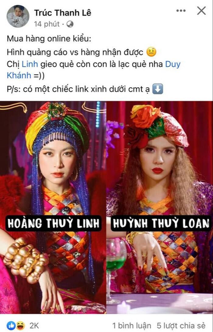 Cách đây ít ngày, Gil Lê đã không ngần ngại đăng ảnh Hoàng Thùy Linh, còn "tag" chính chủ vào cùng