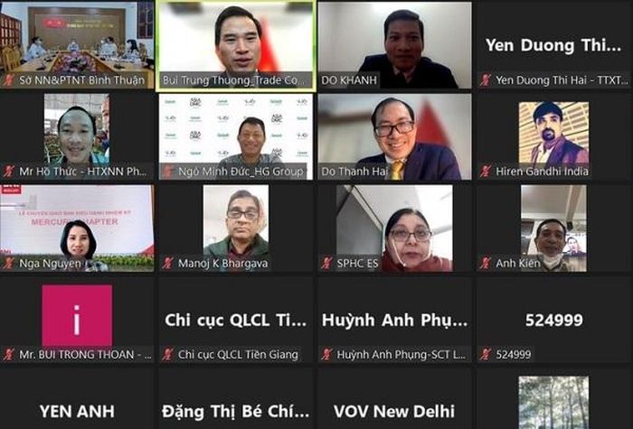 Các đại biểu đã chia sẻ về tiềm năng cũng như khó khăn và đề xuất giải pháp thúc đẩy tiêu thụ thanh long tại thị trường Ấn Độ.