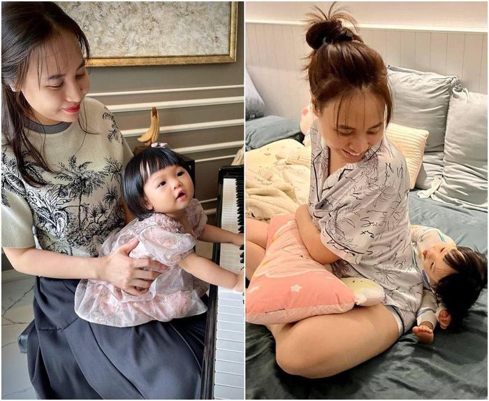 Ở nhà chăm con, chân dài xứ Lạng còn thậm chí để đầu xù tóc rối và tự tin khoe khoảnh khắc làm mẹ bỉm trên trang cá nhân mà không ngại ngần bị chê bai xuề xòa. Có lẽ nhan sắc của Thu Trang đã làm lu mờ nhiều đôi mắt, khiến người ta khó nhận ra rằng người đẹp đang thờ ơ với việc chăm chút, chọn lựa kiểu tóc phù hợp.
