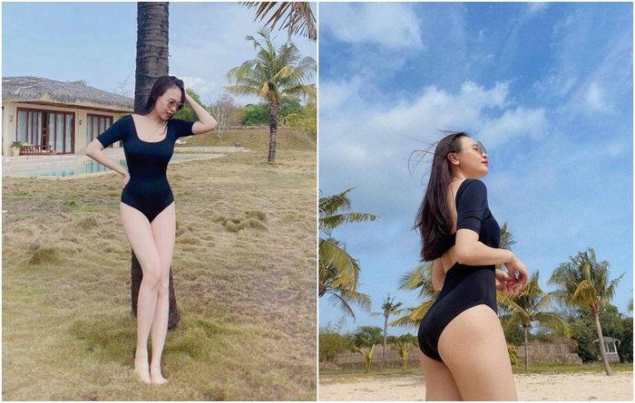 Trong những hình ảnh Hoa khôi xứ Lạng đăng tải trên trang cá nhân, không ít các chị em dù đã sinh con hay chưa chồng đều phải xuýt xoa trước sắc vóc quyến rũ cùng làn da trắng mịn như em bé của cô.