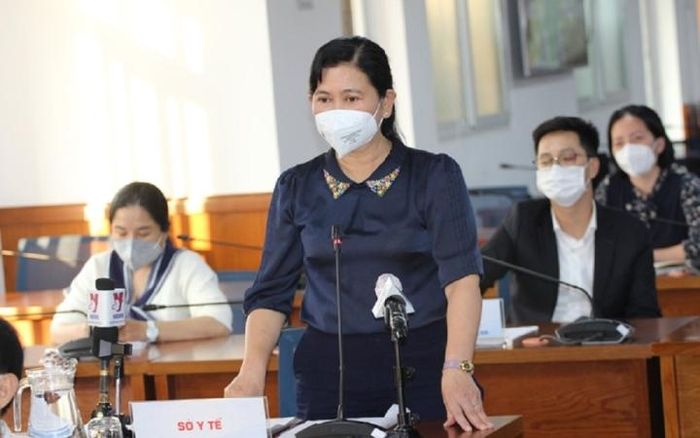 Bà Nguyễn Thị Huỳnh Mai, Chánh Văn phòng Sở Y tế TP.HCM.