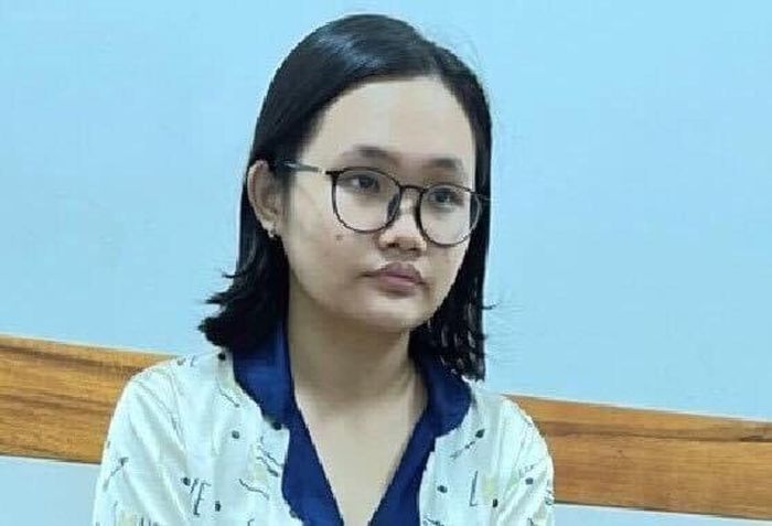 Tống Thị Tùng Linh đang bị tạm giữ hình sự. Ảnh: C.T.V.