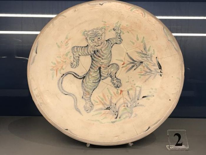 Hổ trên gốm Chu Đậu thế kỷ 15