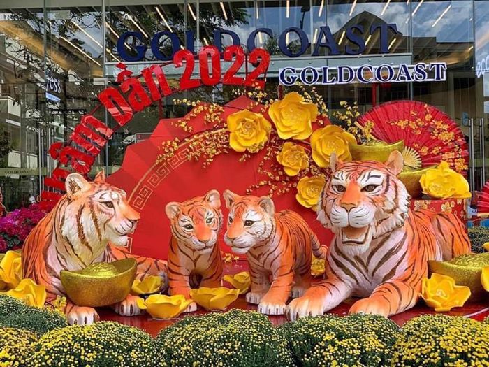 Gia đình hổ của TP Nha Trang (tỉnh Khánh Hòa). Ảnh: Facebook