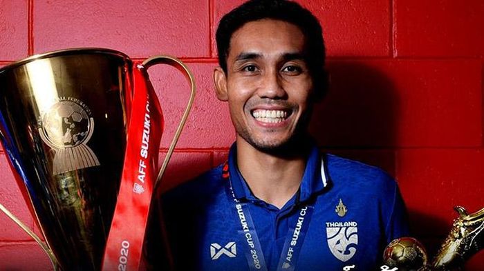 Chấn thương từ AFF Cup 2021 đã khiến Dangda không thể thi đấu cho BG Pathum United và CLB này rất khó bảo vệ chức vô địch Thai League 1. Ảnh: TL